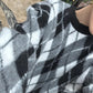 Black X Grey Baklava Pullover With Slits