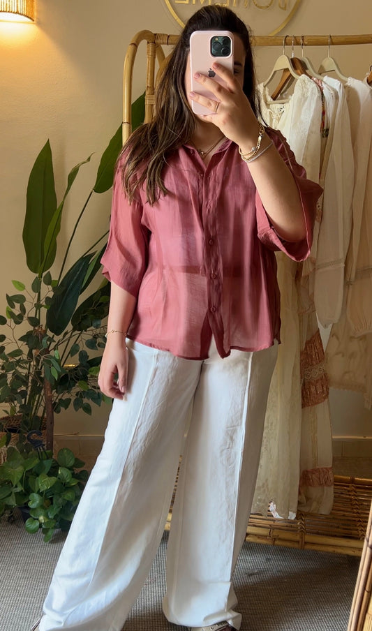 Redwood Oversized 3/4 Sleeve Shirt