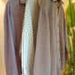 Black & White Striped Cotton Shirt