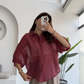 Redwood Oversized 3/4 Sleeve Shirt