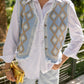 Blue Jeans Embroidered Vest
