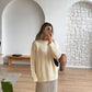 Cream Braided Pullover