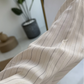 White Black Striped Cotton Blouse