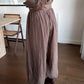 Brown Boho Balloon Chiffon Inlined Pants