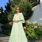 Mint Green Degrade Gianna Tasseled Dress