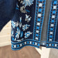 Persian Floral Navy Embroidered Jacket