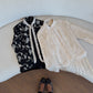 Beige Fringes Embroidered Jacket