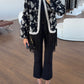 Black Fringes Embroidered Jacket