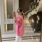 Oversized Pink Shirt