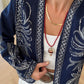 Dark Blue Sequined Denim Jacket