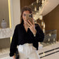 Black Striped Linen Shirt
