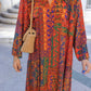 Paisley Shirt Dress With Pockets