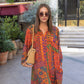 Paisley Shirt Dress With Pockets