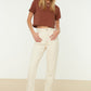 Cream Jeans Pants