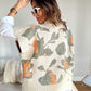 Embroidered Neutral Colors Triko Vest