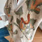 Embroidered Neutral Colors Triko Vest
